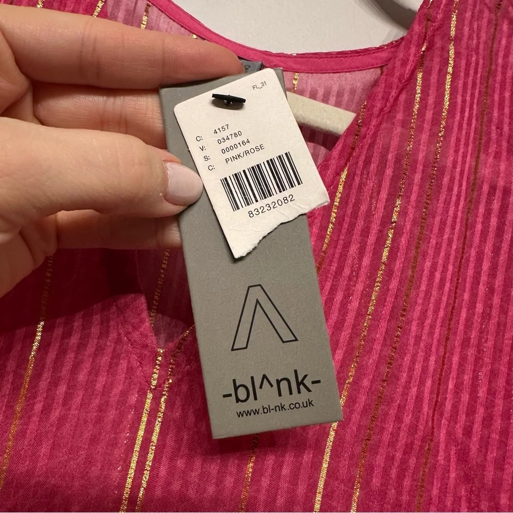 NWT Blank NYC Anthropologie V Neck Shine Kaftan